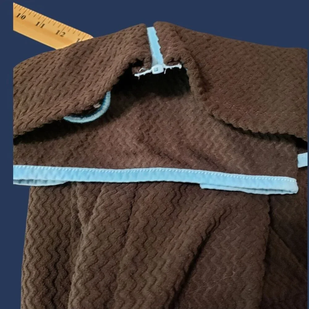 Ventures Endurance Unisex Hooded Jacket Hot Chocolate Brown/Blue Medium - Picture 8 of 11